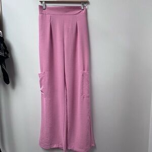 Light pink trouser cargo dress pants